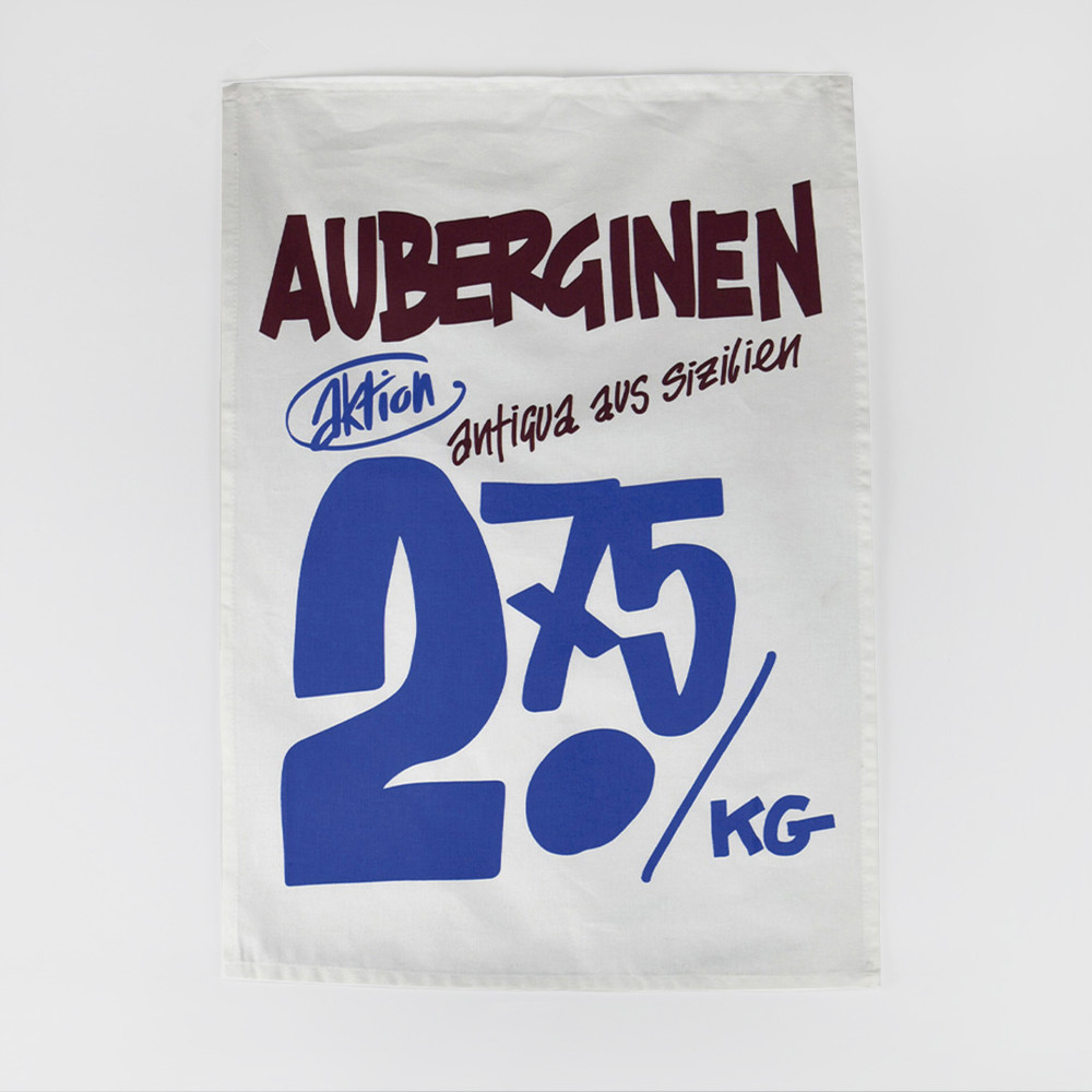 Küchentuch Aubergine